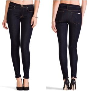 Hudson Jeans Women's Barbara High Waist Dark Wash Super Skinny Jeans